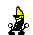 Banane in black